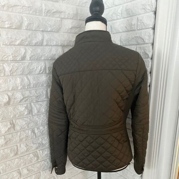 Quilted Hunter/Army Green Jacket - Picture 3 of 6